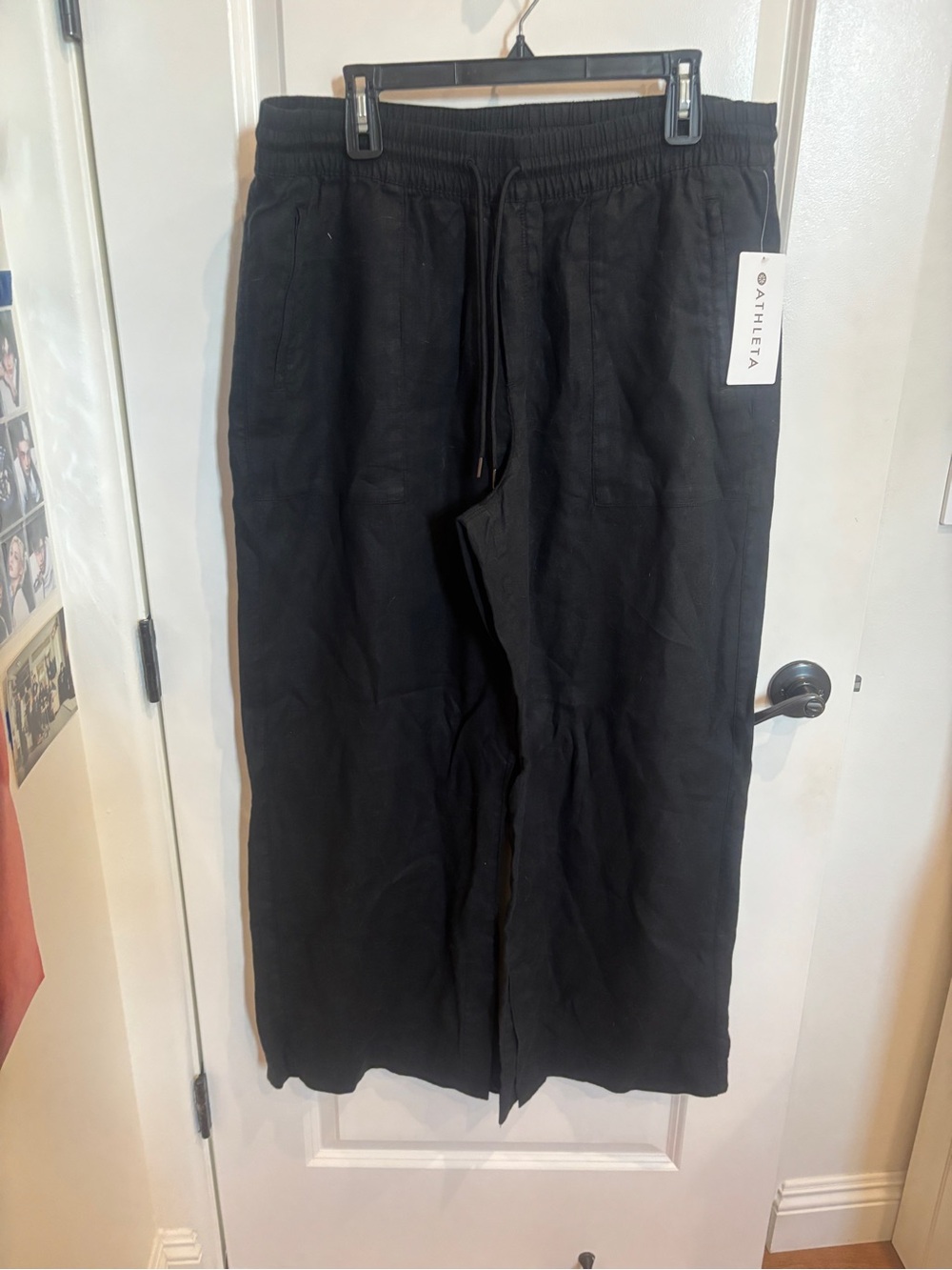 Athleta Women’s Black Elastic Waist Drawstring Pants